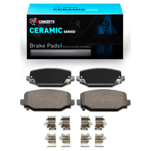 R1 21-25 Jeep Grand Cherokee L Rear Ceramic Pads & Hardware Kit