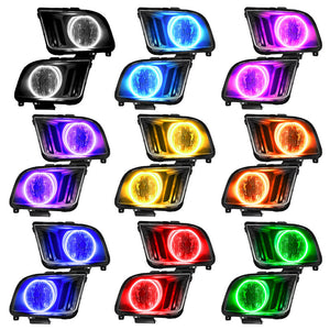 Oracle Ford Mustang 05-09 Halo Kit - ColorSHIFT w/o Controller