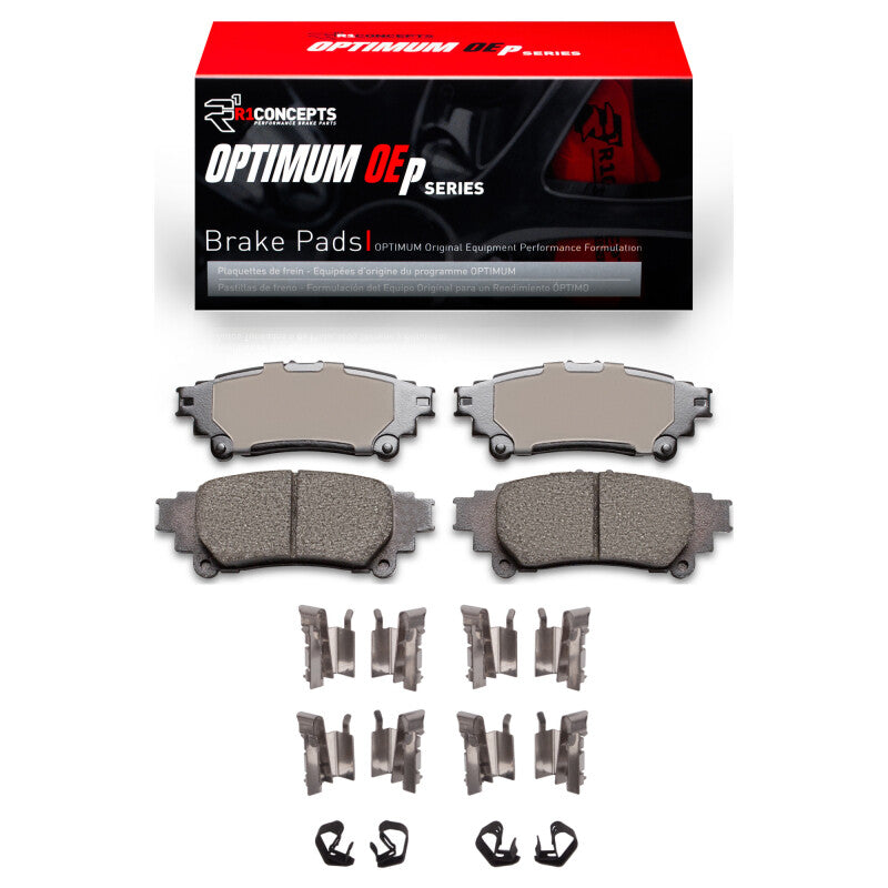 R1 2013-2020 Lexus GS200T Rear R1 Optimum OE Pads & Hardware Kit