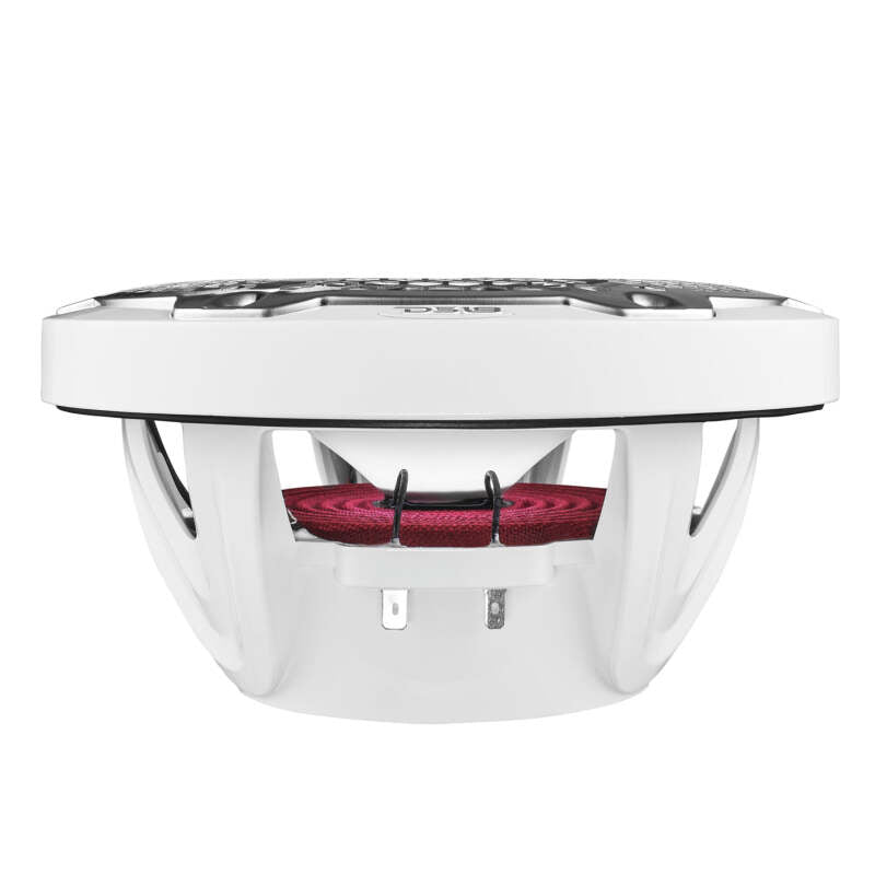 DS18 NXL-M Series Speaker w/ RGB LED Lights 8in 2-Way 125 Watts RMS 4 ohm White w/ Cover