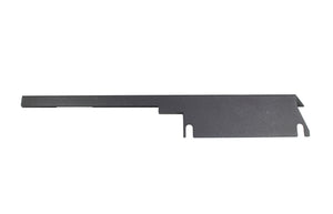 Fishbone Offroad 97-06 Jeep Wrangler TJ Steel Rock Slider W/O Tube Step - Black Textured Powdercoat