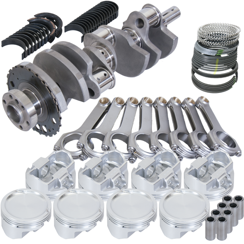 Eagle Chevy LS 4.8/5.3 4.000in Crank 24 Tth Rlctor 6.125in H-Beam 3.800in Pistons Rotating Assembly