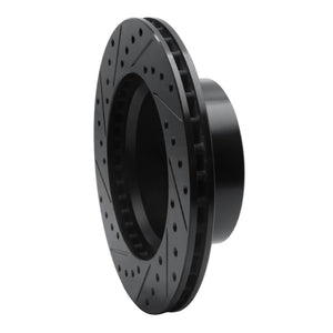 R1 80-89 American Motors Eagle Front Right Drilled & Slotted Black Brake Rotor