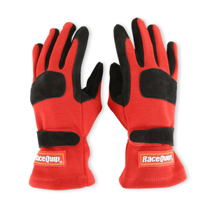 RaceQuip Red 2-Layer SFI-5 Glove - Medium