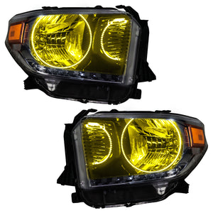 Oracle 14-17 Toyota Tundra SMD HL - Dual Halo Kit - ColorSHIFT w/ Simple Controller