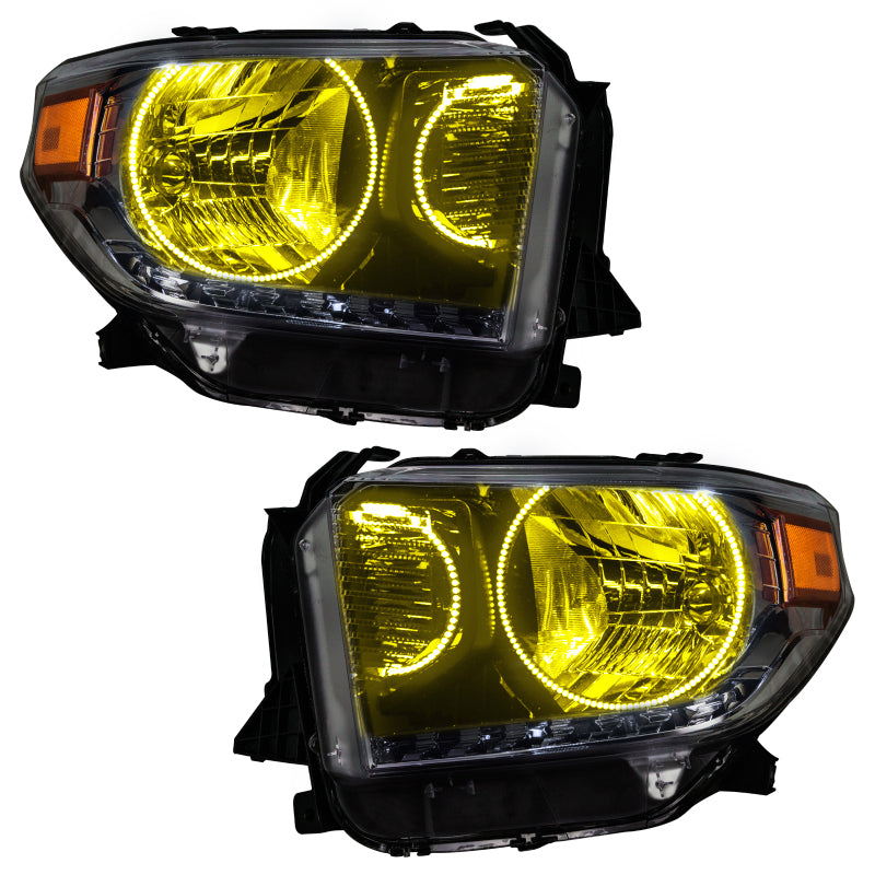 Oracle 14-17 Toyota Tundra SMD HL - Dual Halo Kit - ColorSHIFT w/ Simple Controller