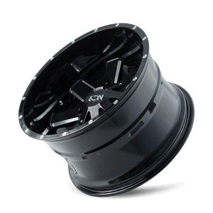 ION Type 141 20x9 / 5x150 BP / 0mm Offset / 110mm Hub Gloss Black Milled Wheel