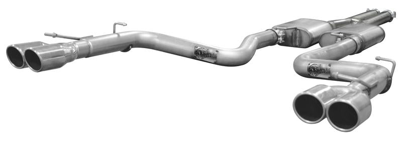 aFe MACHForce XP Exh CB, Stainless steel GM Silverado/Sierra 1500 2014 V*-5.3/6.2L Polished tip