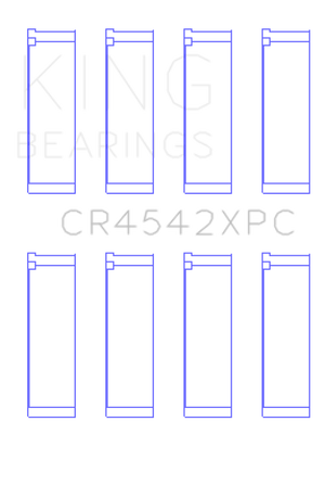 King Engine Bearings Honda K-Series pMaxKote Performance Rod Bearing Set - Size STD