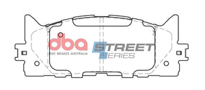 DBA 07-18 Lexus ES350 Street Series Front Brake Pads