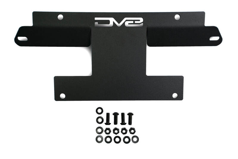 DV8 Offroad 21-22 Ford Bronco Factory Front Bumper License Relocation Bracket - Side