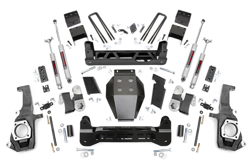 Rough Country 5 Inch Lift Kit | Chevy/GMC 2500HD/3500HD (11-19) - Kit 26030