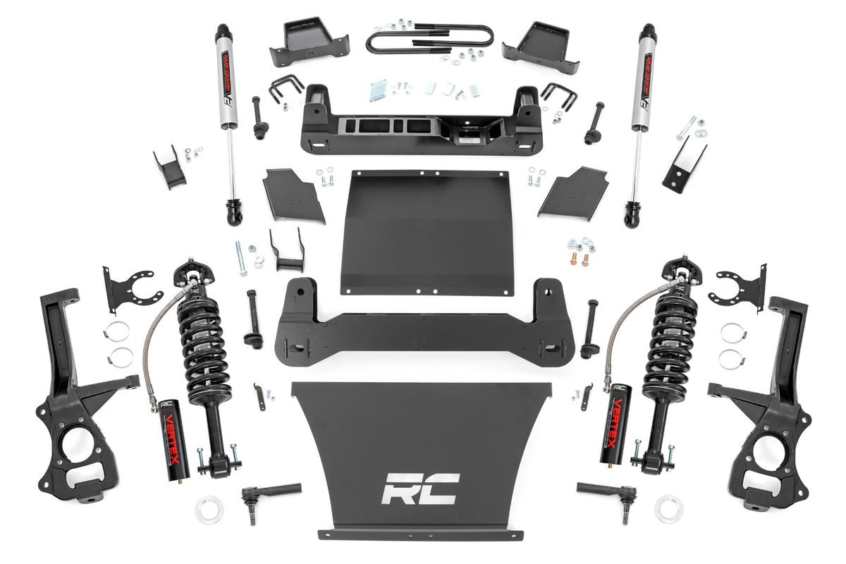 Rough Country 4 Inch Lift Kit AT4/Trailboss | Chevy/GMC 1500 2WD/4WD (2025-2026)