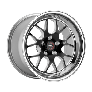 Weld S77 20x10.5 / 5x115 / 6.3 BS / 3.18 HB - Black Center - Polished Shell - Non-BL Wheel