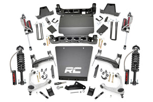 Rough Country 7 Inch Stamped Steel LCA Lift Kit Forged UCA | Bracket | Chevy/GMC 1500 (16-18)