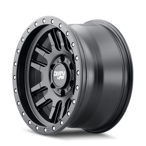 Dirty Life 9309 Canyon Pro 17x9/5x127 BP/-12mm Offset/71.5mm Hub Matte Black Wheel - Not Beadlock
