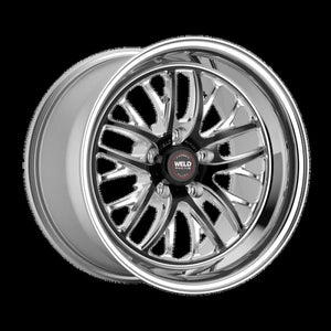 Weld S82 20x8 / 5x115 BP / 5.3in BS Black Wheel (High Pad) - Non-Beadlock