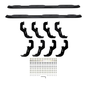 Westin 2019 Chevrolet Silverado Crew Cab w/ 6.5ft Bed PRO TRAXX 5 W2W Oval Nerf Step Bars - Black