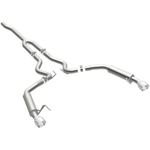 MagnaFlow Cat-Back 15-16 Ford Mustang 2.3L L4 Competition SS 3in Dual Split Rear 4.5in Black Tips