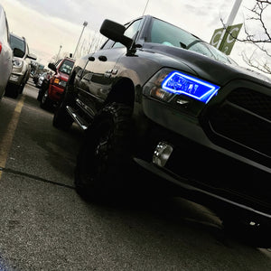 Oracle Dodge Ram Sport 09-18 LED Headlight Halo Kit - ColorSHIFT w/ BC1 Controller