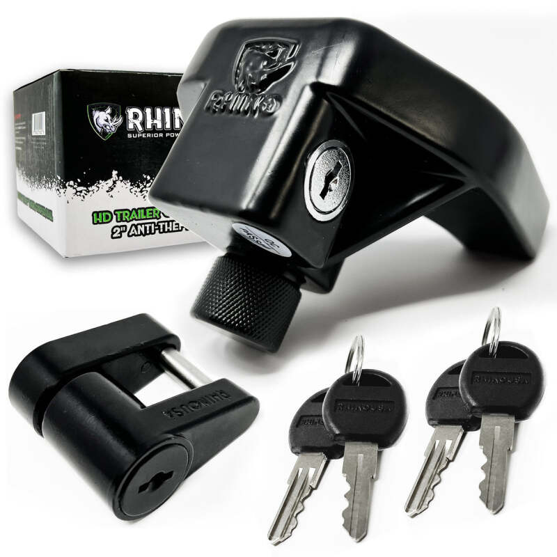 Rhino USA 2In Trailer Coupler Hd Lock Kit-2-Piece