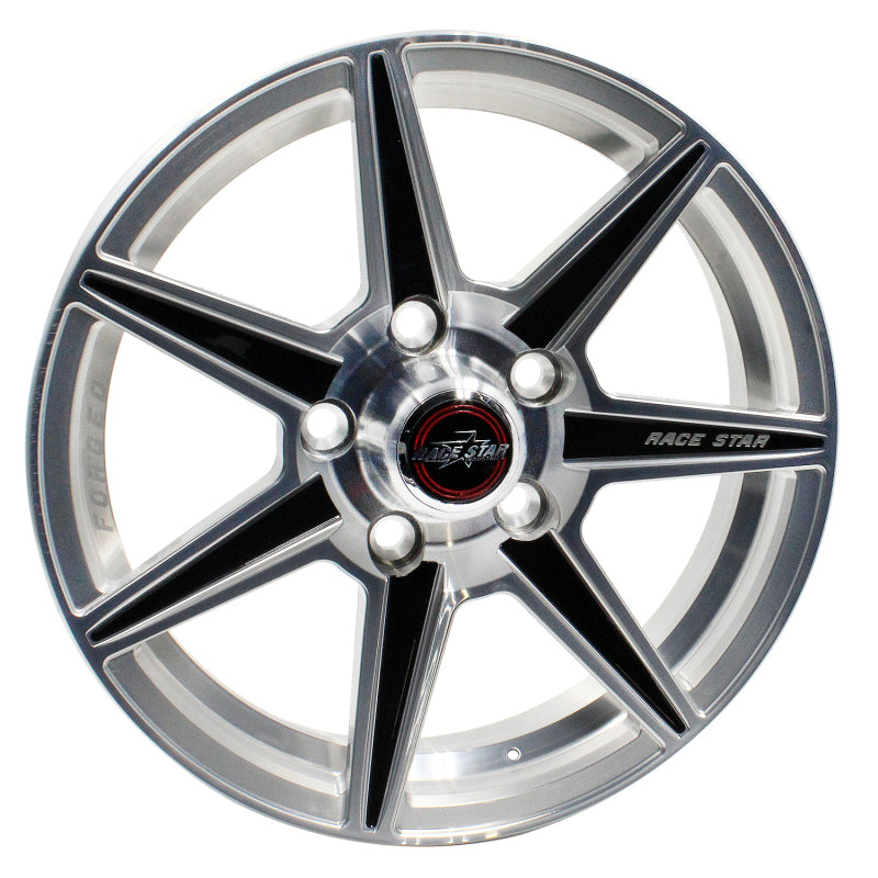 Race Star 72 ValStar 17x4.5 / 5x4.75BC / 2BS / 3.072in CB / Machined w/Black Accents Wheel