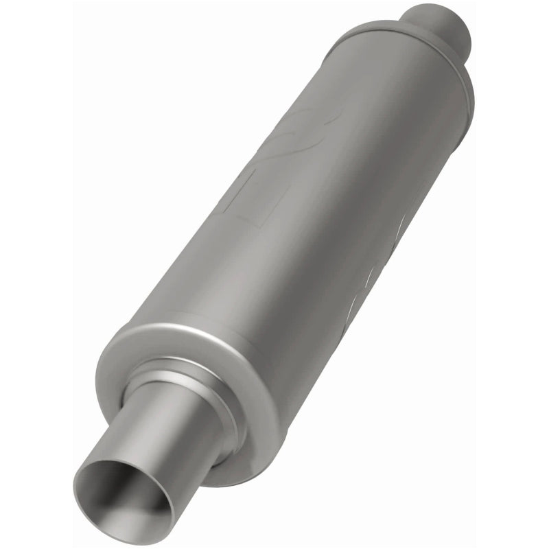 MagnaFlow Muffler Mag DSL SS 7x7x14 4in Inlet 4in Outlet