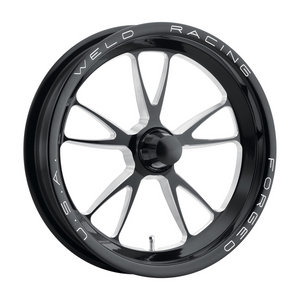 Weld Full Throttle Frontrunner 17x3.5 / Anglia Spindle / 0 BS - Gloss Black Milled - Non-BL Wheel