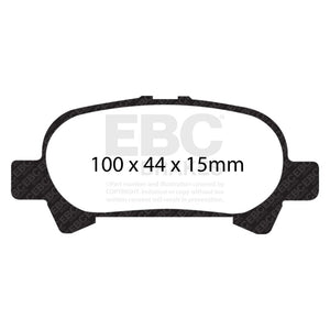 EBC 00-04 Toyota Avalon 3.0 Greenstuff Rear Brake Pads