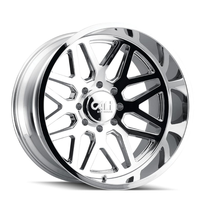 Cali Off-Road 9115 Invader 20x10 / 8x165.1 BP / -25mm Offset / 125.2mm Hub Chrome Wheel