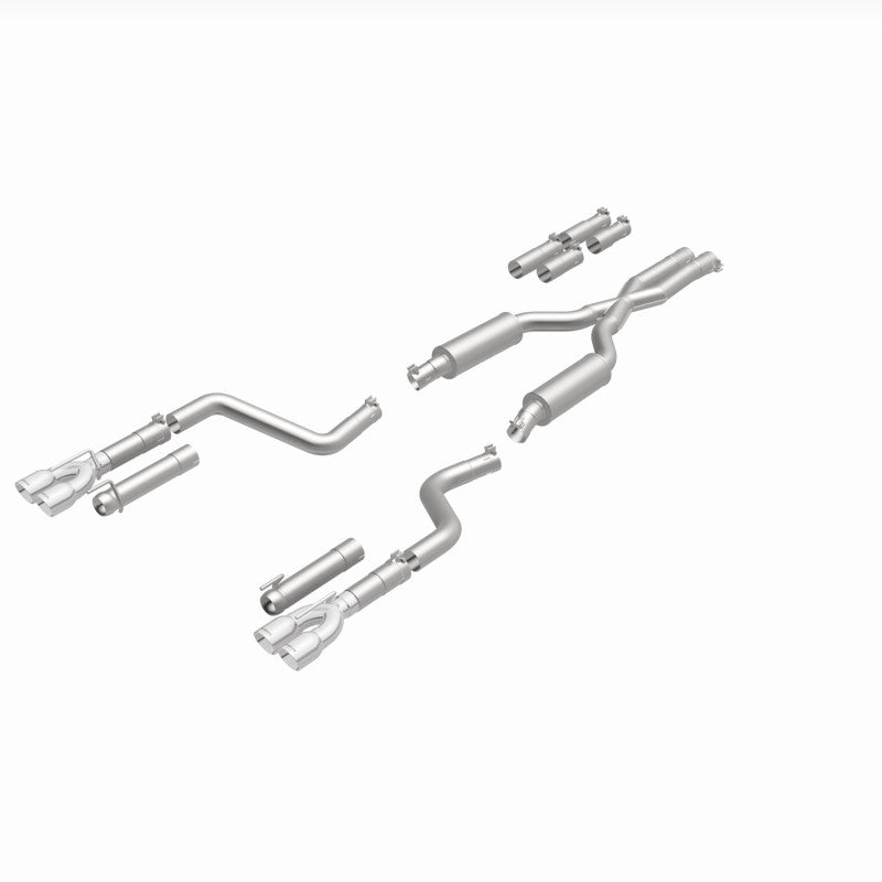 MagnaFlow 2017+ Dodge Challenger 409 SS Polished 3in Quad Tips Cat-Back Exhaust