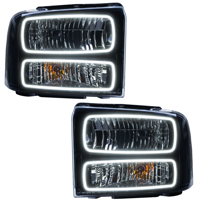 Oracle 05-07 Ford F-250/350 SMD HL - Black - ColorSHIFT w/ 2.0 Controller