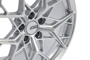 APR A02 Flow Formed - 20x9.0 - 5x112 - ET37 - 66.5mm Center Bore - Hyper Silver Wheel