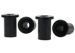 Whiteline 83-99 Mitsubishi Montero / 87-89 Dodge Raider Rear Leaf Spring Shackle Bushing Kit