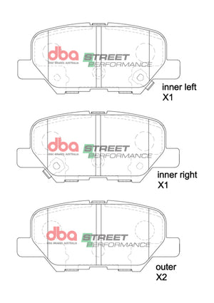 DBA 14-17 Mazda 3 SP Performance Rear Brake Pads