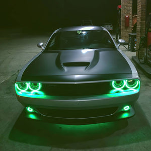 Oracle Dodge Challenger 15-21 Halo Kit - ColorSHIFT w/ Simple Controller