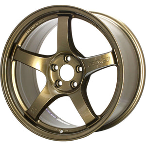 Gram Lights 57CR 18x8.5 +45 5x100 Almite Gold Wheel (Min Order Qty Of 20)