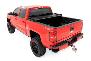 Rough Country Soft Tri-Fold Bed Cover | Chevy/GMC 1500/2500HD/3500HD (14-19 & Classic)