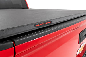 Rough Country Soft Tri-Fold Bed Cover | Chevy/GMC 1500/2500HD/3500HD (14-19 & Classic)