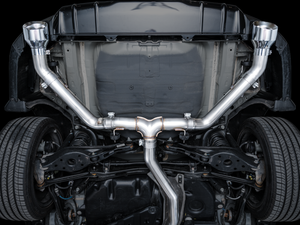 AWE Tuning 22+ Honda Civic Si/Acura Integra Track Edition Cat-Back Exhaust - Dual Chrome Silver Tips