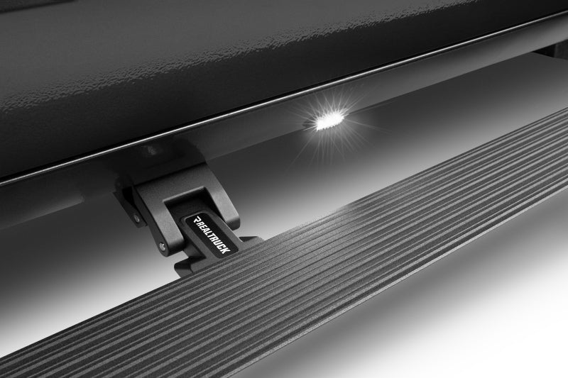 RealTruck 19-25 Chevy Silverado 1500 DC 4dr VoltStep Electric Running Board Kit - Tex. Blk