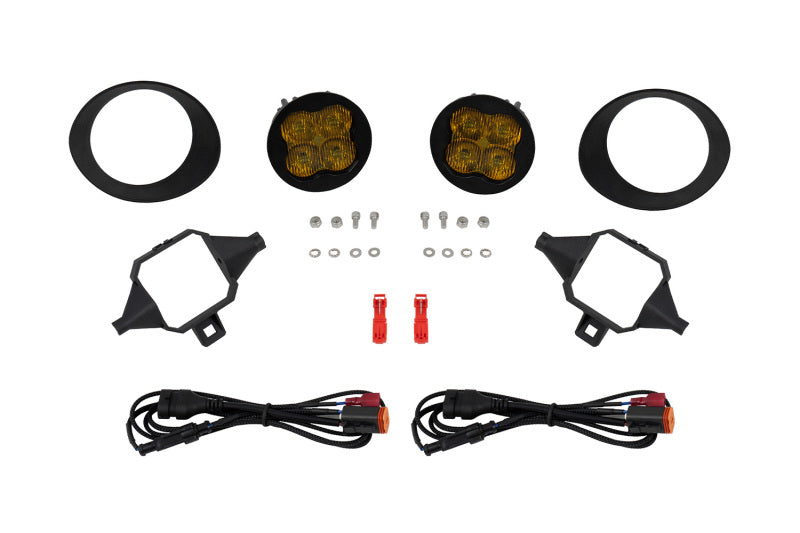 Diode Dynamics 00-07 Toyota Tundra/Sequoia SS3 Pro Type TS Kit - ABL Yellow SAE Fog