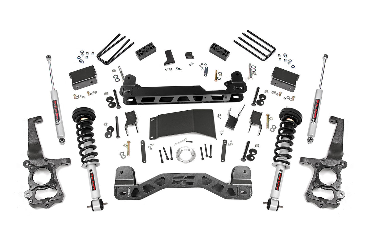 Rough Country 4 Inch Lift Kit | Ford F-150 4WD (2015-2020)
