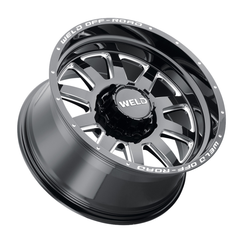 Weld Stealth 20x10 / 8x165.1 / 4.76 BS / 125.1 HB - Gloss Black Milled - Non-BL Wheel