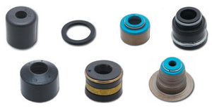 Cometic 8 x 12.3 x 12 x 17 Viton Valve Stem Seal - Positive Ring & Band - 16 Pack