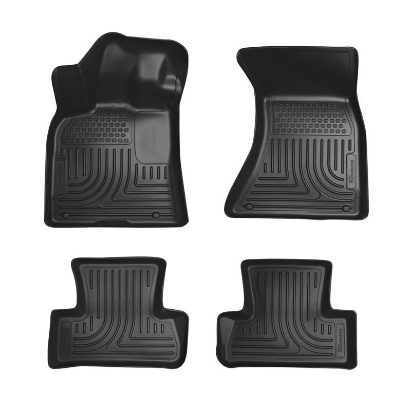 Husky Liners 11-12 Dodge Charger/Chrysler 300 WeatherBeater Combo Black Floor Liners
