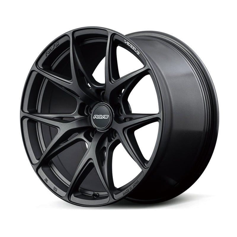Versus VV21S 18X8.0 +45 5x108 Matte Super Dark Gunmetal