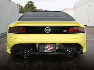 aFe Nissan Z 23-23 V6-3.0L Takeda 2-1/2in 304 Stainless Steel Cat-Back Exhaust System w/ Black Tips