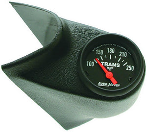 Autometer 99-03 Ford Powerstroke/SD Black Single A-Pillar Gauge Kit
