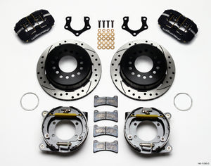 Wilwood Dynapro Low-Profile 11.00in P-Brake Kit Drilled Mopar/Dana 2.36in Off w/Snap Ring Bearing